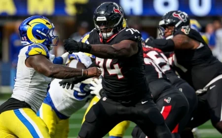 Browns Secure Texans Offensive Tackle Robinson in Key Trade Deal