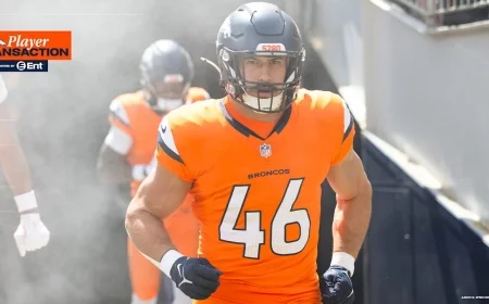 Broncos Elevate Fullback Adam Prentice to Active Roster