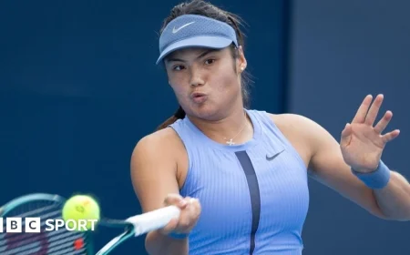 Emma Raducanu Unable to Capitalize on Match Points in Loss to Jessica Pegula at China Open