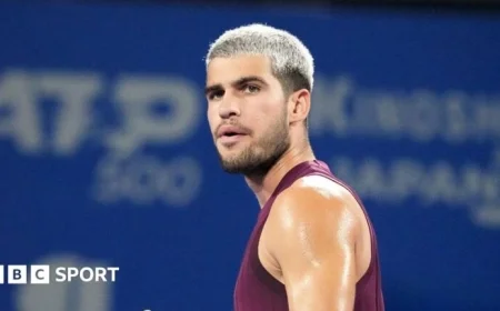 Carlos Alcaraz set for thrilling Japan Open final clash with Taylor Fritz after Casper Ruud challenge