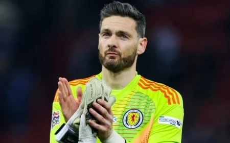 Craig Gordon Returns for Scotland’s World Cup Qualifiers vs Greece and Belarus as Zander Clark Dominic Hyam and Max Johnston Ousted