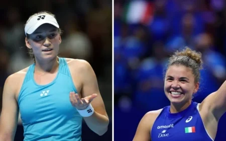 WTA Finals Race Heats Up as Jasmine Paolini and Elena Rybakina Face Opposite Outcomes at China Open