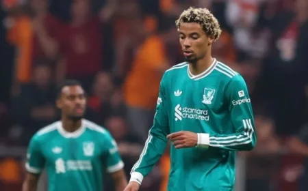 Premier League Legend Criticizes Liverpool’s Confidence After Rough Start Against Galatasaray