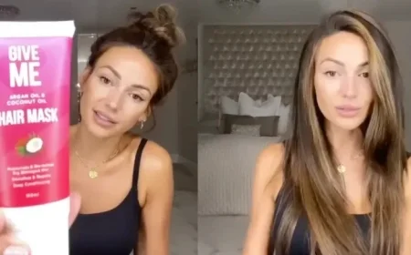 Transform Your Hair with Michelle Keegan-Approved Smoothing Solution at 71% Off to Tame Frizz