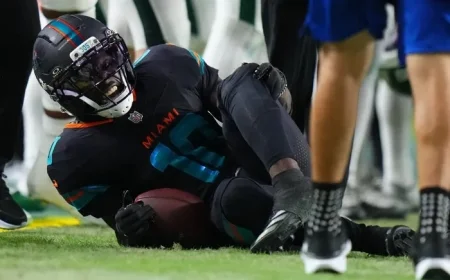 Tyreek Hill Injury Update: Dolphins Star Faces Season-Ending Setback After Knee Dislocation and ACL Tear