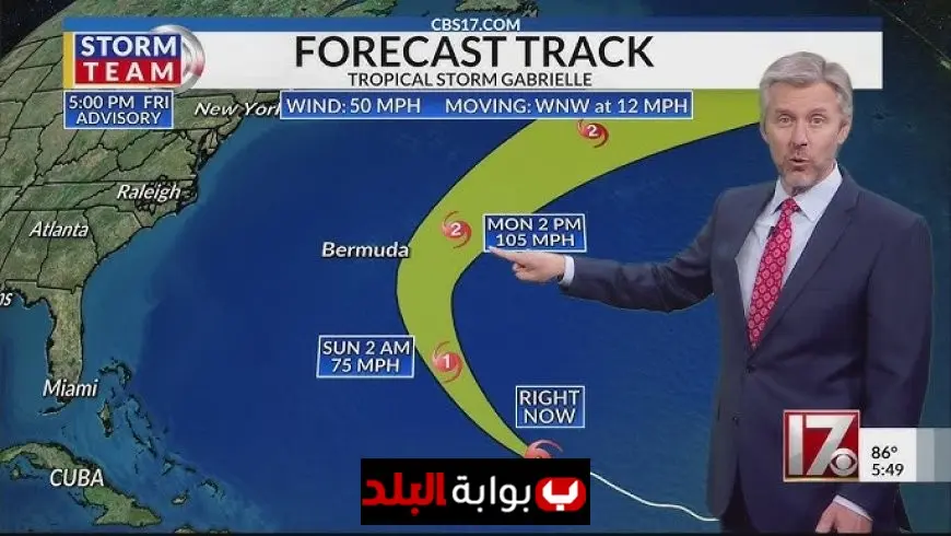 Tropical Storm Gabrielle Forecast 2025: Will Hurricane Gabrielle Turn Into a Major Threat for the U.S. Coastline and Bermuda This Season?