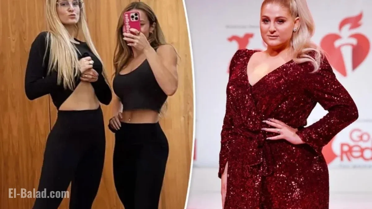 Image for Meghan Trainor Flaunts Toned Abs in Gym Selfie After Mounjaro Weight Loss