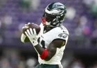 A.J. Brown Skips Wednesday Practice Due to Hamstring Injury