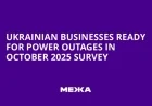 Survey: Ukrainian Businesses Prepared for October 2025 Power Outages