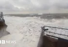 Storm Benjamin Triggers Dramatic High Tide at Sea Palling