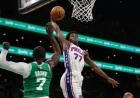 Edgecombe Scores 34, Most in Debut Since Wilt in 1959