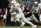 Texas QB Arch Manning Injured, Exits Mississippi State Game After Hard Hit
