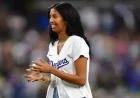 Natalia Bryant Poses with Dodgers Icon Fernando Valenzuela’s Daughter