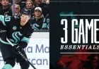Kraken Face Oilers in Key NHL Showdown Tonight at 7:00 p.m.