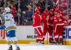 Red Wings Rally with 6 Unanswered Goals to Defeat Blues