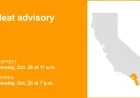 Southern California Faces Heat Advisory for Tuesday