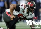 Vita Vea Ready to Play as Bucs Face Saints in Superdome