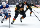 Canucks’ Victor Mancini Exits Early in Game Against Oilers