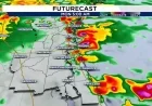 Storms and Heavy Rain Hit as Warm Front Arrives Monday