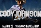 Cody Johnson Set to Perform in Arkansas: Concert Date Announced
