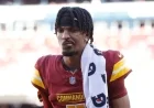 Jayden Daniels status today: ruled out for MNF vs. Chiefs, with Week 9 return in play pending hamstring tests
