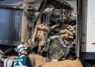 Tragic A-25 Truck Crash Shocks Employer After Trucker’s Death