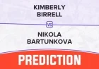 Kimberly Birrell vs Nikola Bartunkova: 2025 WTA Chennai Prediction