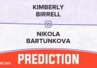 Kimberly Birrell Takes on Nikola Bartunkova in 2025 WTA Chennai Duel