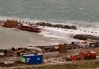 Grutness Pier Damaged by Severe Council Storm
