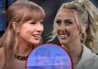 Taylor Swift and Brittany Mahomes Twin in Red at Chiefs-Commanders Game