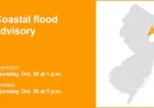 Coastal Flood Advisory Impacts Three NJ Counties Until Thursday Evening