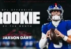 Jaxson Dart Earns NFL Offensive Rookie of the Month Honors