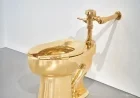Sotheby’s Auctions Maurizio Cattelan’s Golden Toilet in New York