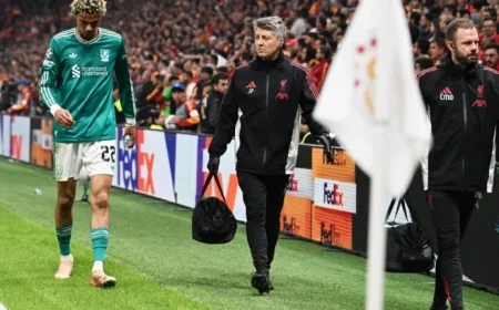 Hugo Ekitike Faces Leg Injury Setback in Champions League Clash Affecting Liverpool’s Attack Strategy