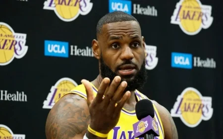 LeBron James focused on the future as he kicks off his 23rd NBA season without retirement plans