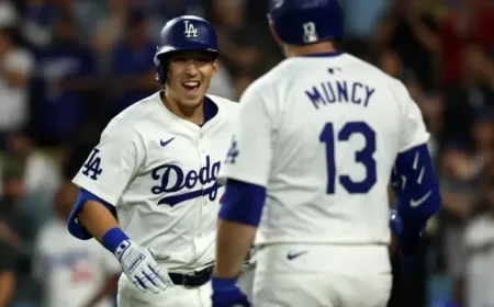 Max Muncy, Tommy Edman Return to Dodgers Lineup for Game 1