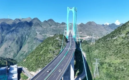 Tallest Bridge Slashes Mountain Travel Time from 2 Hours to 2 Minutes