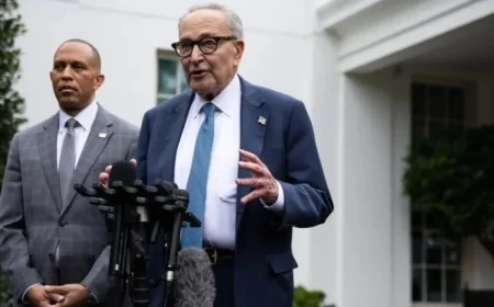 Trump Shares AI-Generated Racist Video of Schumer, Jeffries Before Shutdown