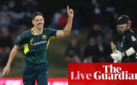 New Zealand Hosts Australia in First Men’s T20 Cricket International Live