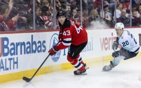 Devils Coach Discusses Luke Hughes’ Ongoing Absence