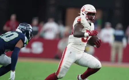 Arizona Cardinals Place RB Trey Benson on Injured Reserve (Knee)