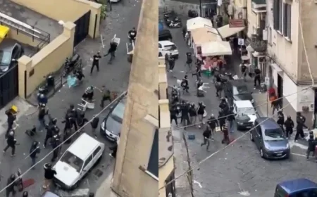 Ultras Clash Before Napoli-Sporting Lisbon: One Injured, Two Arrested