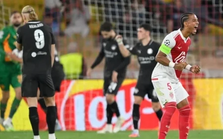 Monaco Steals Points from Man City with Last-Minute Penalty