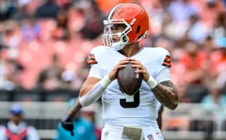 Browns Name Rookie Dillon Gabriel Starting QB, Benching Joe Flacco