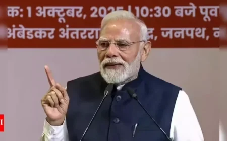 PM Modi Celebrates Dussehra 2025 with Vijayadashami Greetings to Nation