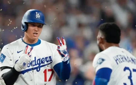 Ohtani, Hernández Propel Dodgers to Victory Over Reds in Series Opener