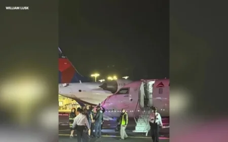 Delta Jets Collide at Low Speeds While Taxiing at LaGuardia Airport