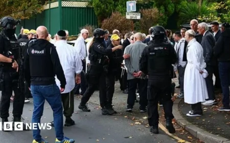Suspect Shot by Police After Car, Stabbing Attack Injures Four at Manchester Synagogue