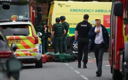 Four Injured in Attack Outside Manchester Synagogue