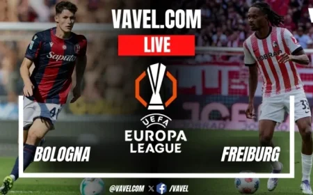 Live Updates: Bologna vs Freiburg in UEFA Europa League Clash
